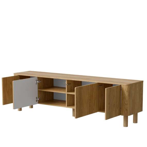 Tv-benk ARANGO 190x55 cm - eik hickory