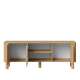 Tv-benk ARANGO 150x55 cm - 3 dører - eik hickory