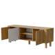 Tv-benk ARANGO 150x55 cm - 3 dører - eik hickory