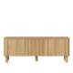 Tv-benk ARANGO 150x55 cm - 3 dører - eik hickory