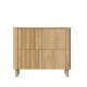 Skjenk ARANGO 110x93 cm - 4 dører - eik hickory