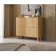 Skjenk ARANGO 110x93 cm - 4 dører - eik hickory