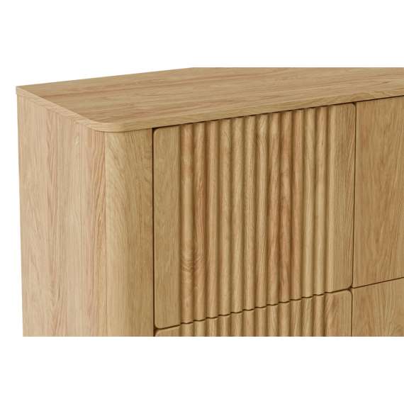 Skjenk ARANGO 110x93 cm - 4 dører - eik hickory