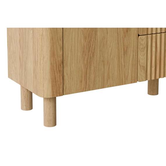 Skjenk ARANGO 150x85 cm -  dører - 3 skuffer - eik hickory