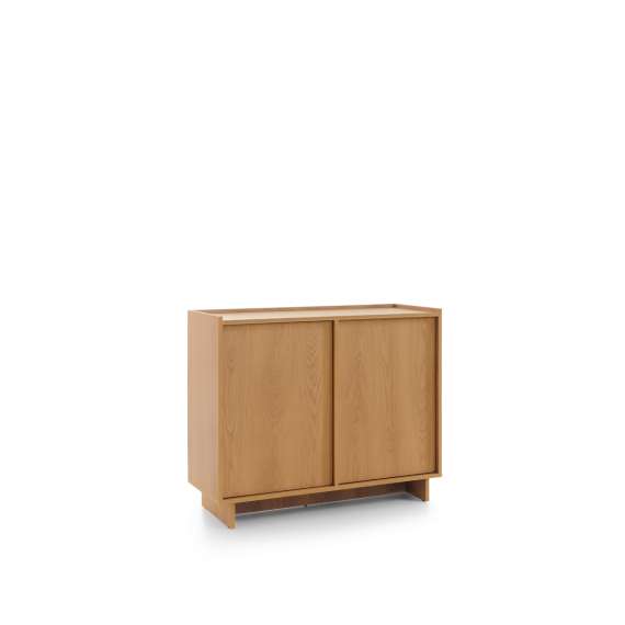 Skjenk Yasumi 98x82 cm - eik - 2 dører