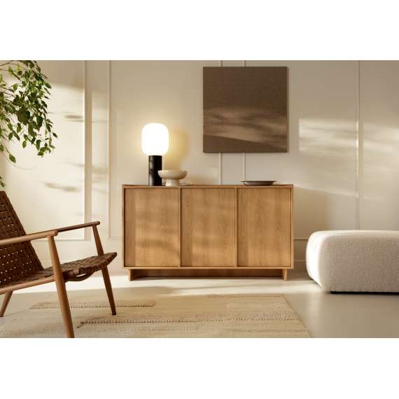 Skjenk Yasumi 147x82 cm - eik - 3 dører