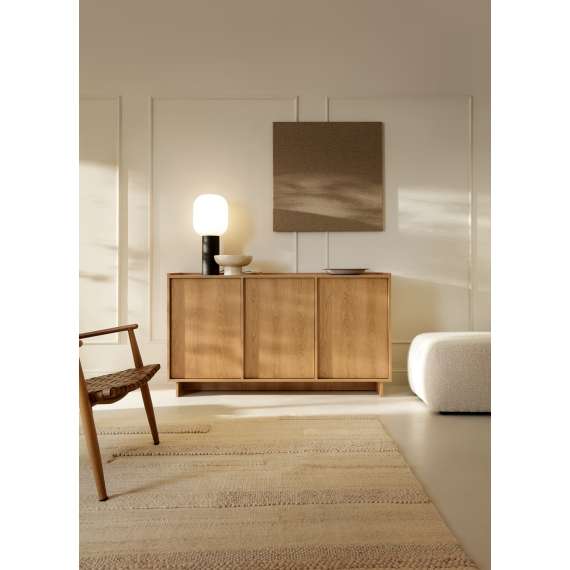 Skjenk Yasumi 147x82 cm - eik - 3 dører