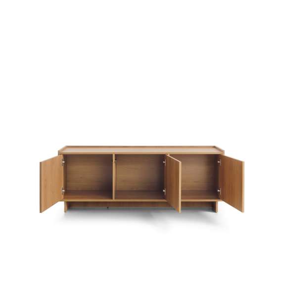 Tv-benk Yasumi 147x55 cm - eik - 3 dører
