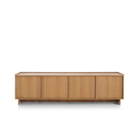 Tv-benk Yasumi 195x55 cm - eik - 4 dører