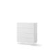 Kommode Mila 90x103 cm - hvit - skuffer