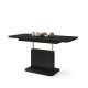 Sofabord ASTON MINI - 110-138x70 cm - svart matt
