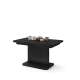 Sofabord ASTON MINI - 110-138x70 cm - svart matt