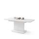 Sofabord ASTON MINI - 110-138x70 cm - hvit matt