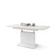 Sofabord ASTON MINI - 110-138x70 cm - hvit matt