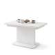 Sofabord ASTON MINI - 110-138x70 cm - hvit matt