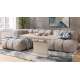Sofabord ASTON MINI - 110-138x70 cm - beige matt