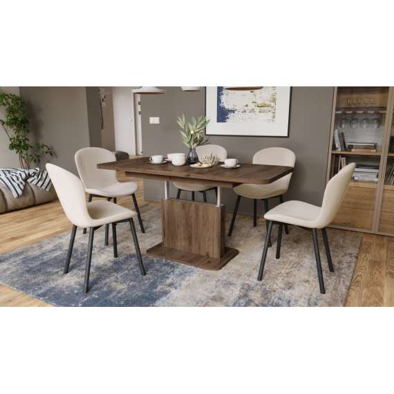 Sofabord ASTON MINI - 110-138x70 cm - valnøtt
