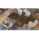 Sofabord ASTON MINI - 110-138x70 cm - valnøtt