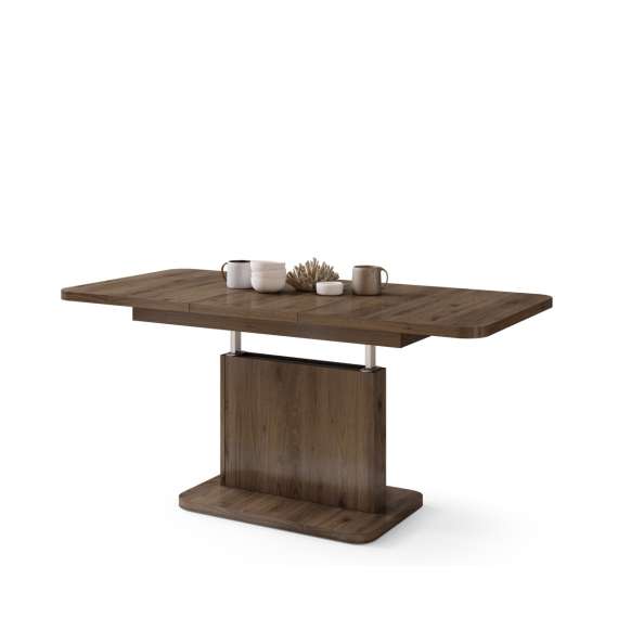 Sofabord ASTON MINI - 110-138x70 cm - valnøtt