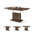 Sofabord ASTON MINI - 110-138x70 cm - valnøtt