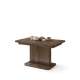 Sofabord ASTON MINI - 110-138x70 cm - valnøtt