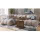 Sofabord ASTON MINI - 110-138x70 cm - valnøtt