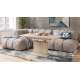 Sofabord ASTON MINI - 110-138x70 cm - eik sonoma