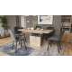 Sofabord ASTON MINI - 110-138x70 cm - eik sonoma