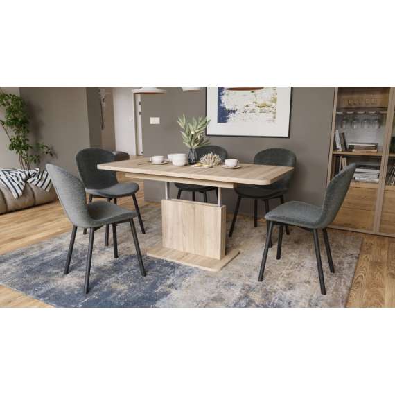 Sofabord ASTON MINI - 110-138x70 cm - eik sonoma