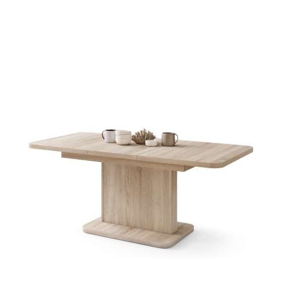 Sofabord ASTON MINI - 110-138x70 cm - eik sonoma