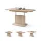 Sofabord ASTON MINI - 110-138x70 cm - eik sonoma