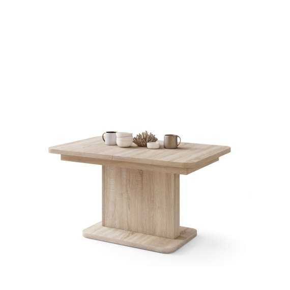 Sofabord ASTON MINI - 110-138x70 cm - eik sonoma