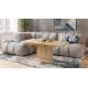 Sofabord ASTON MINI - 110-138x70 cm - eik craft gold