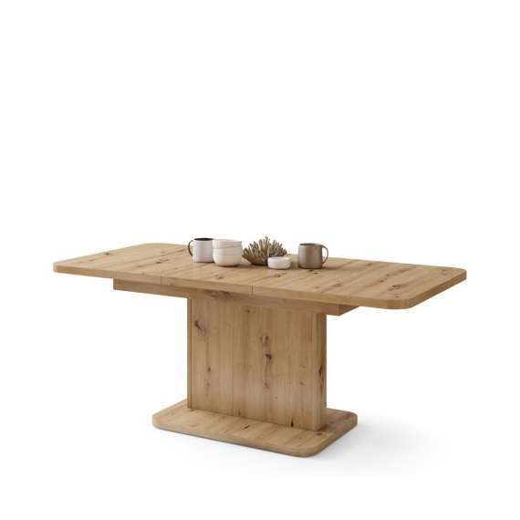 Sofabord ASTON MINI - 110-138x70 cm - eik artisan