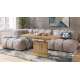 Sofabord ASTON MINI - 110-138x70 cm - eik artisan