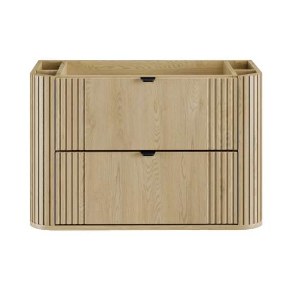 Servantskap Ovalia 80 cm - eik - 2 skuffer