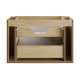 Servantskap Ovalia 80 cm - eik - 2 skuffer
