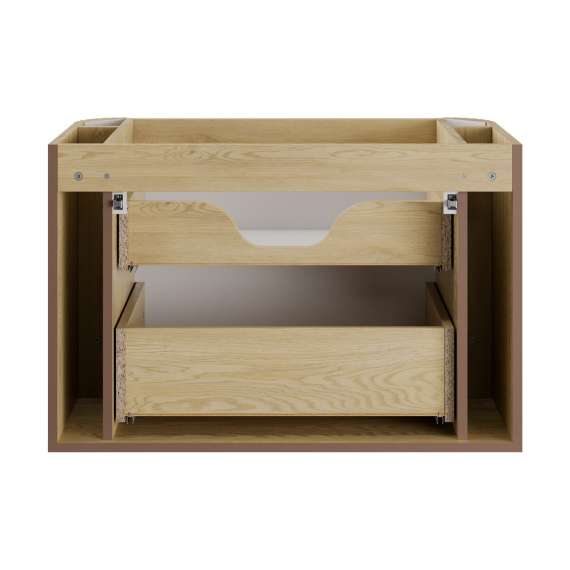 Servantskap Ovalia 80 cm - eik - 2 skuffer