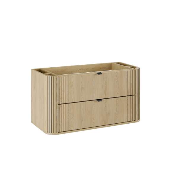 Servantskap Ovalia 100 cm - eik - 2 skuffer