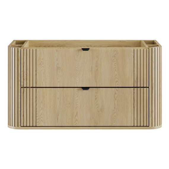 Servantskap Ovalia 100 cm - eik - 2 skuffer