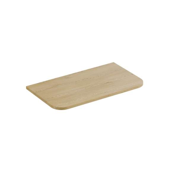 Benkeplate Ovalia 80 cm - eik