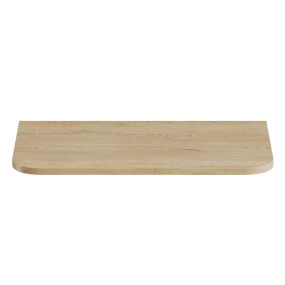 Benkeplate Ovalia 80 cm - eik
