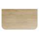 Benkeplate Ovalia 80 cm - eik