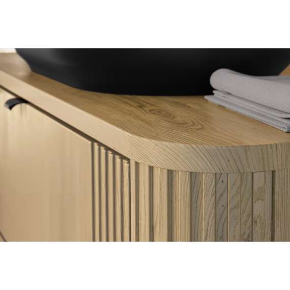 Benkeplate Ovalia 80 cm - eik