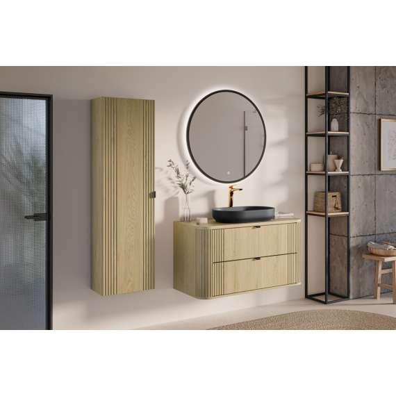 Benkeplate Ovalia 100 cm - eik