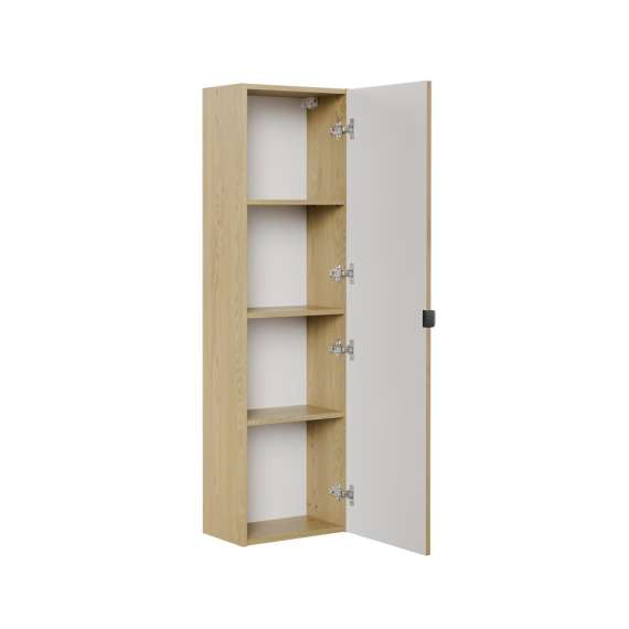 Baderomssett Ovalia 80 cm - eik - 3 deler