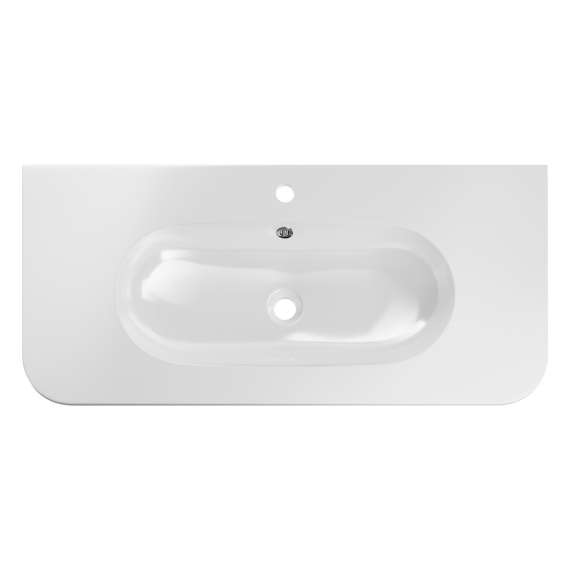 Baderomssett Ovalia 100 cm - eik - 3 deler