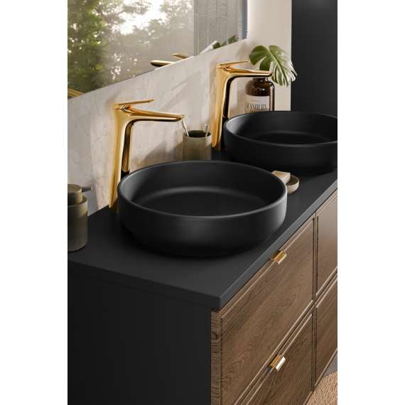 Servant River 40 cm - sort matt - rund