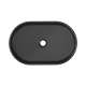 Servant River 55 cm - sort matt - oval
