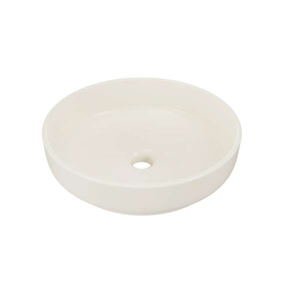 Servant River 40 cm - kremhvit matt - rund